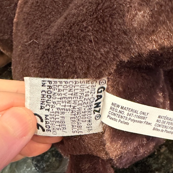 Ganz Webkinz Moose Plush Stuffed Animal Antlers Chocolate Brown 10” No Code - Picture 9 of 10